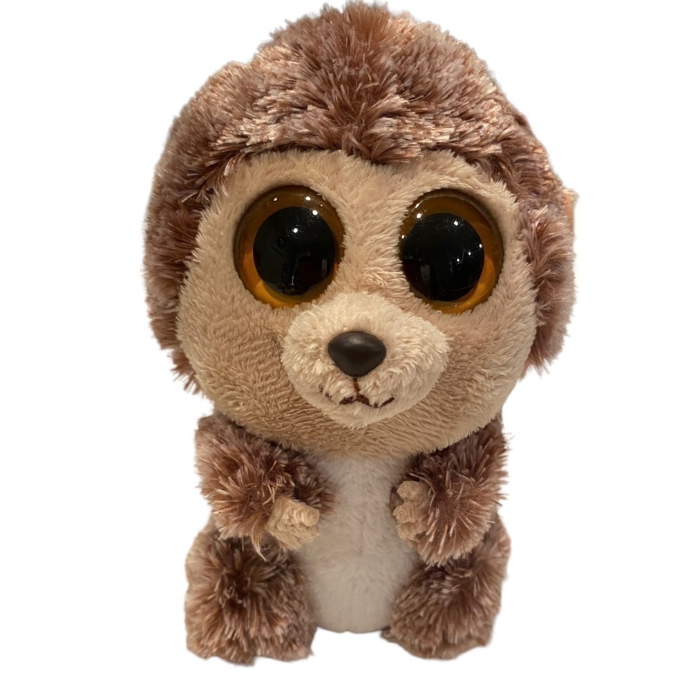 Ty Beanie Boos Spike the Hedgehog 2011 Solid Eyes   No Heart Tag